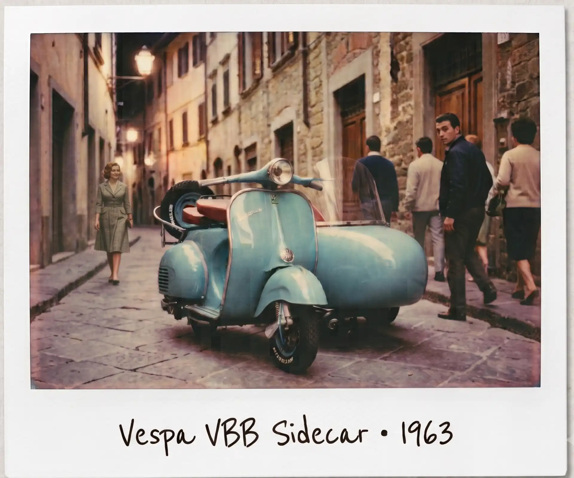 Vespa sidecar film shoot, Super Ice Cream Truck Singapore