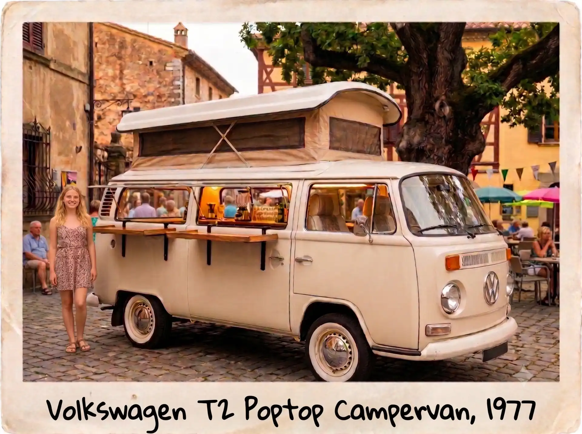 VW T2 Poptop Kombi Oatside product sampling, Super Ice Cream Truck Singapore
